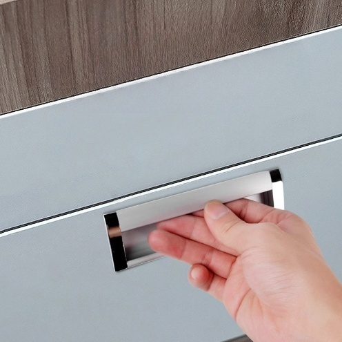 Hidden Recessed aluminum alloy cabinet handles supplier